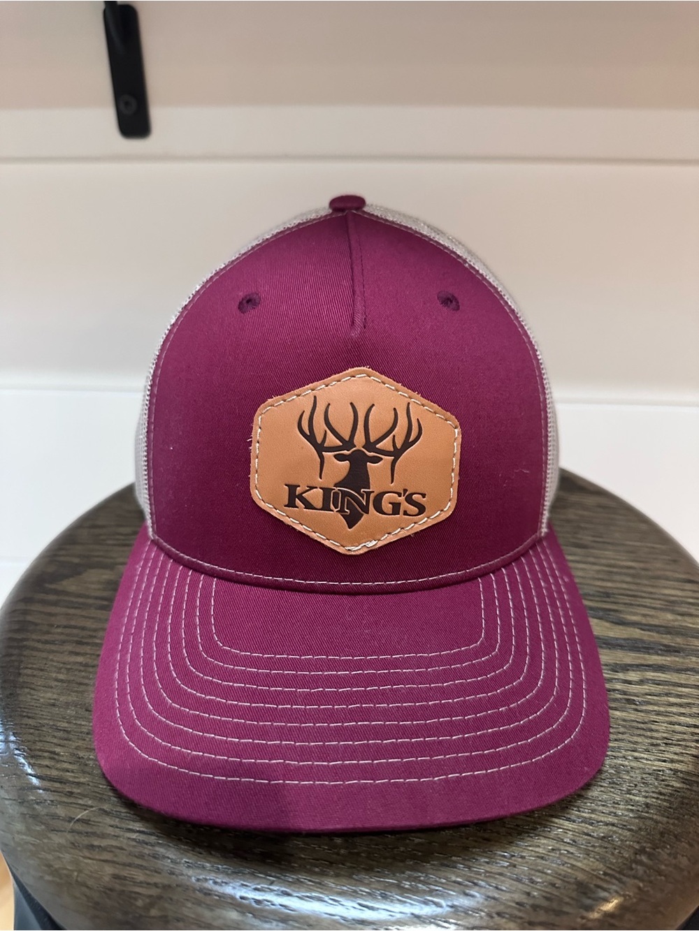 KING'S Maroon and Tan Trucker Hat